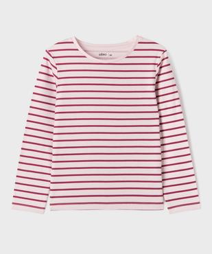 Tee-shirt manches longues imprimé fille vue2 - GEMO 4G FILLE - GEMO