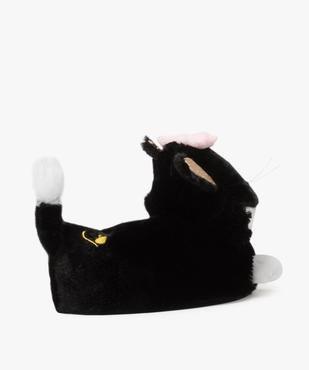 Chaussons femme peluche en forme de chat vue4 - GEMO(HOMWR FEM) - GEMO