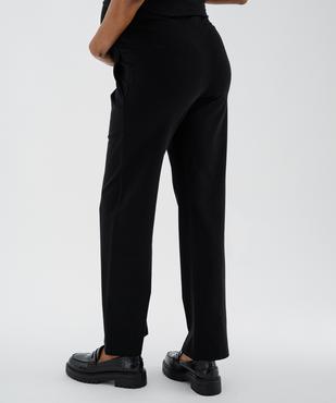 Legging de maternité coupe regular avec bandeau haut vue3 - GEMO 4G MATERN - GEMO