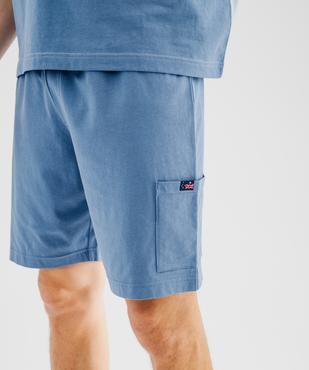 Pyjashort en jersey de coton bicolore homme - Roadsign vue3 - ROADSIGN GEMO FOR GOOD D - GEMO