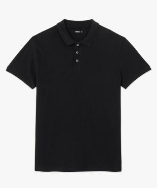 Polo homme à manches courtes en maille piquée vue4 - GEMO (HOMME) - GEMO