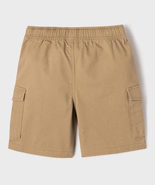 Bermuda cargo taille ajustable garçon vue3 - GEMO (ENFANT) - GEMO