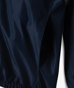 Blouson imperméable à capuche garçon vue4 - GEMO (ENFANT) - GEMO