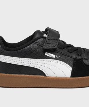Baskets basses à scratch et lacets élastiqués garçon - Puma vue6 - PUMA - GEMO
