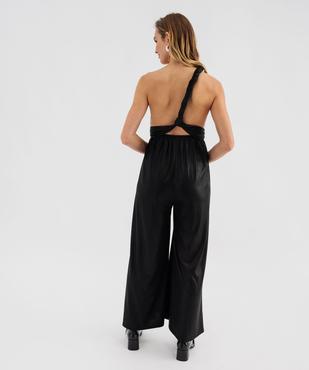 Combinaison pantalon multilook en maille fluide et brillante femme vue3 - GEMO(FEMME PAP) - GEMO
