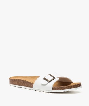 Sandales homme avec large bride à boucle vue2 - GEMO (CASUAL) - GEMO