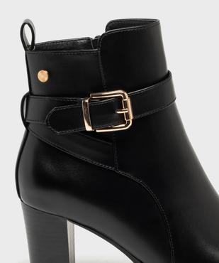 Bottines fourrées à talon haut avec bride cheville femme - Valentina Baldano vue12 - VALENTINA BALDA - GEMO