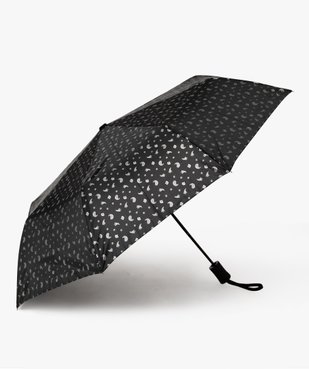 Parapluie pliable à motifs cachemire argentés vue1 - GEMO (ACCESS) - GEMO