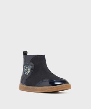 Boots montantes zippées fille - Berlingot by Pom d'Api vue2 - BERLINGOT BY POM D'API (M) - GEMO