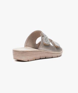 Mules confort strass et paillettes vue4 - GEMO (CONFORT) - GEMO