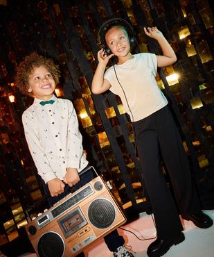 Chemise manches longues imprimée avec nœud papillon garçon vue4 - GEMO (ENFANT) - GEMO