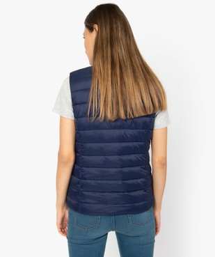 Doudoune femme sans manches avec col montant vue3 - GEMO(FEMME PAP) - GEMO