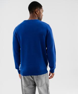 Pull de Noël col rond homme vue4 - GEMO (HOMME) - GEMO