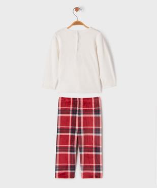 Pyjama en velours 2 pièces spécial Noël bébé garçon vue3 - GEMO(BB COUCHE) - GEMO