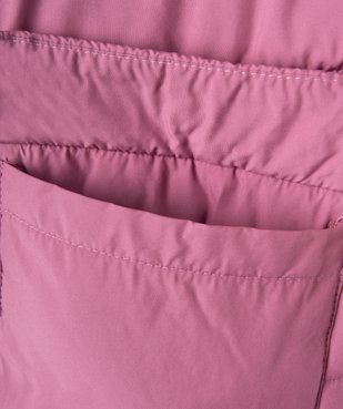 Doudoune fille sans manches déperlante et à col montant vue2 - GEMO 4G FILLE - GEMO