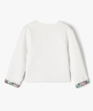 Veste réversible matelassée à boutons-pression fille - LuluCastagnette vue3 - LULUCASTAGNETTE - GEMO