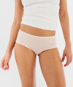 Shorty en maille côtelée femme (lot de 2) vue2 - GEMO 4G FEMME - GEMO