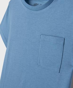 Tee-shirt manches courtes avec poche poitrine garçon vue2 - GEMO 4G GARCON - GEMO