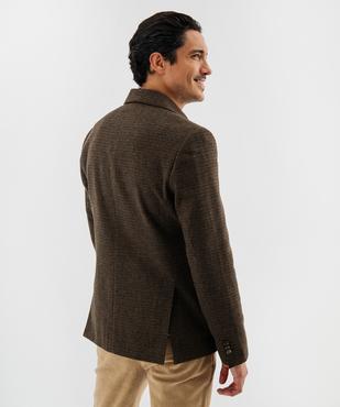 Veste blazer à motif tartan homme - LuluCastagnette vue6 - LULUCASTAGNETTE - GEMO