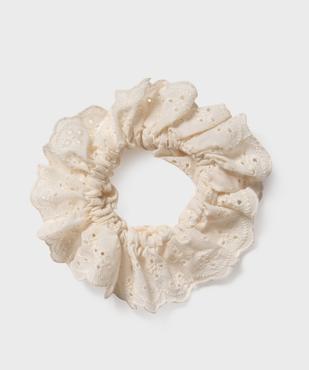 Chouchou cheveux brodé femme vue1 - GEMO (ACCESS) - GEMO