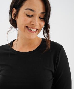 Tee-shirt nuit manches longues femme vue3 - GEMO(HOMWR FEM) - GEMO