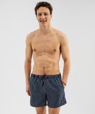 Short de bain rayé homme - LuluCastagnette vue1 - LULU CASTAGNETTE G4G D - GEMO