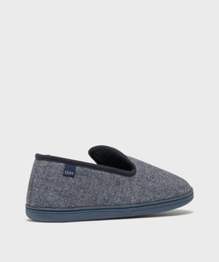 Chaussons en textile et velours ras homme - Dim vue4 - DIM - GEMO