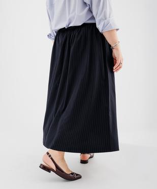Jupe midi femme grande taille vue3 - GEMO (G TAILLE) - GEMO