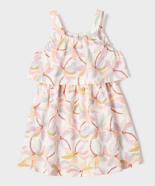Robe courte à bretelles effet 2-en-1 fille vue3 - GEMO 4G FILLE - GEMO