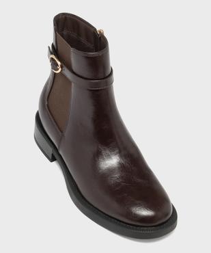 Boots style Chelsea à boucle femme - FOLLOW ME vue5 - FOLLOW ME - GEMO
