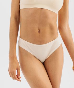 String en maille côtelée femme (lot de 2) vue3 - GEMO 4G FEMME - GEMO