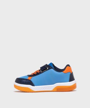 Baskets à scratch à tige basse imprimée garçon - Hotwheels vue3 - HOT WHEELS - GEMO