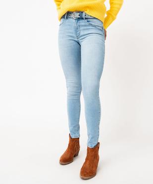 Jean skinny push-up femme  vue1 - GEMO(FEMME PAP) - GEMO