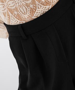 Pantacourt large fluide femme vue2 - GEMO(FEMME PAP) - GEMO
