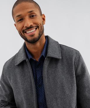 Blouson col chemise zippé homme vue2 - GEMO (HOMME) - GEMO