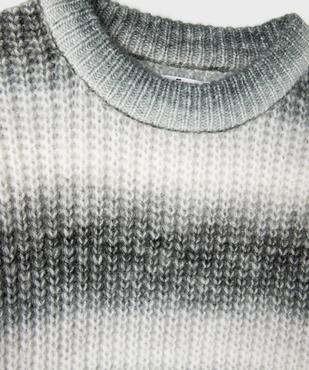 Pull en grosse maille effet tie and dye fille vue2 - GEMO (JUNIOR) - GEMO