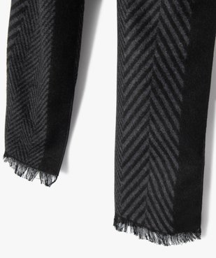 Écharpe fine à motif chevrons homme vue4 - GEMO (ACCESS) - GEMO