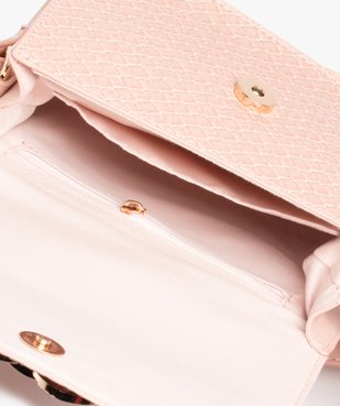 Sac besace femme petit format décoré en relief vue3 - GEMO (ACCESS) - GEMO