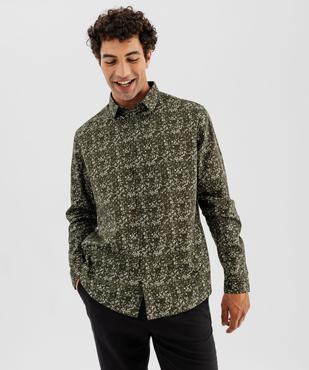Chemise à motif feuillage homme vue4 - GEMO 4G HOMME - GEMO