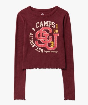 Tee-shirt court à manches longues femme - Camps United vue4 - CAMPS UNITED - GEMO