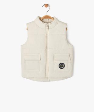 Blouson matelassé sans manches bébé garçon - LuluCastagnette vue2 - LULUCASTAGNETTE - GEMO