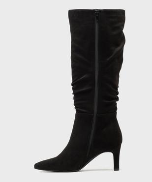 Bottes à talon plissées femme - Valentina Baldano vue4 - VALENTINA BALDA - GEMO