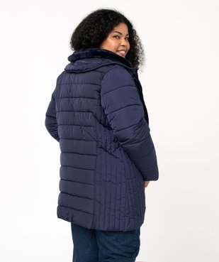 Manteau femme grande taille matelassé avec col doublé vue3 - GEMO (G TAILLE) - GEMO