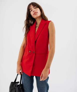Veste blazer sans manches femme vue1 - GEMO(FEMME PAP) - GEMO