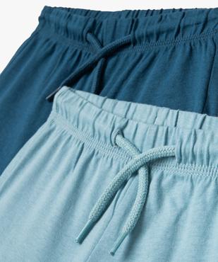 Short en maille à taille élastiquée bébé garçon (lot de 2) vue2 - GEMO(BEBE DEBT) - GEMO