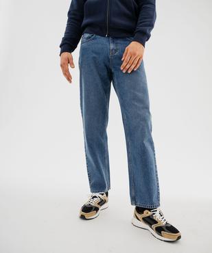 Jean loose en coton délavé homme vue2 - GEMO 4G HOMME - GEMO