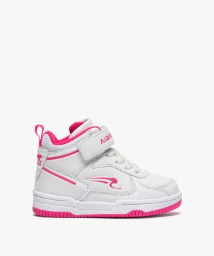 Baskets bébé fille montantes à scratch - Airness Vito vue1 - AIRNESS - GEMO