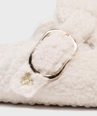 Sabots d’intérieur en sherpa avec boucle femme - LuluCastagnette vue6 - LULUCASTAGNETTE - GEMO
