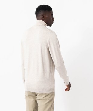 Pull à col roulé en maille fine homme vue5 - GEMO 4G HOMME - GEMO