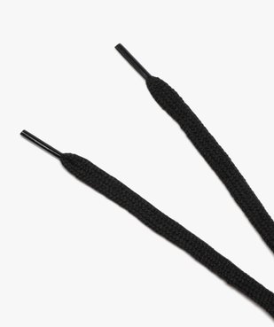 Lacets plats larges unis 90 cm (lot de 2) vue2 - GEMO(ENTRETIEN) - GEMO